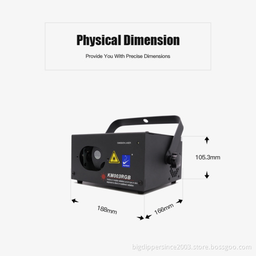 2020 Big Dipper KM003RGB Red Green blue Laser Light DJ Disco Show Club Stage Laser Light